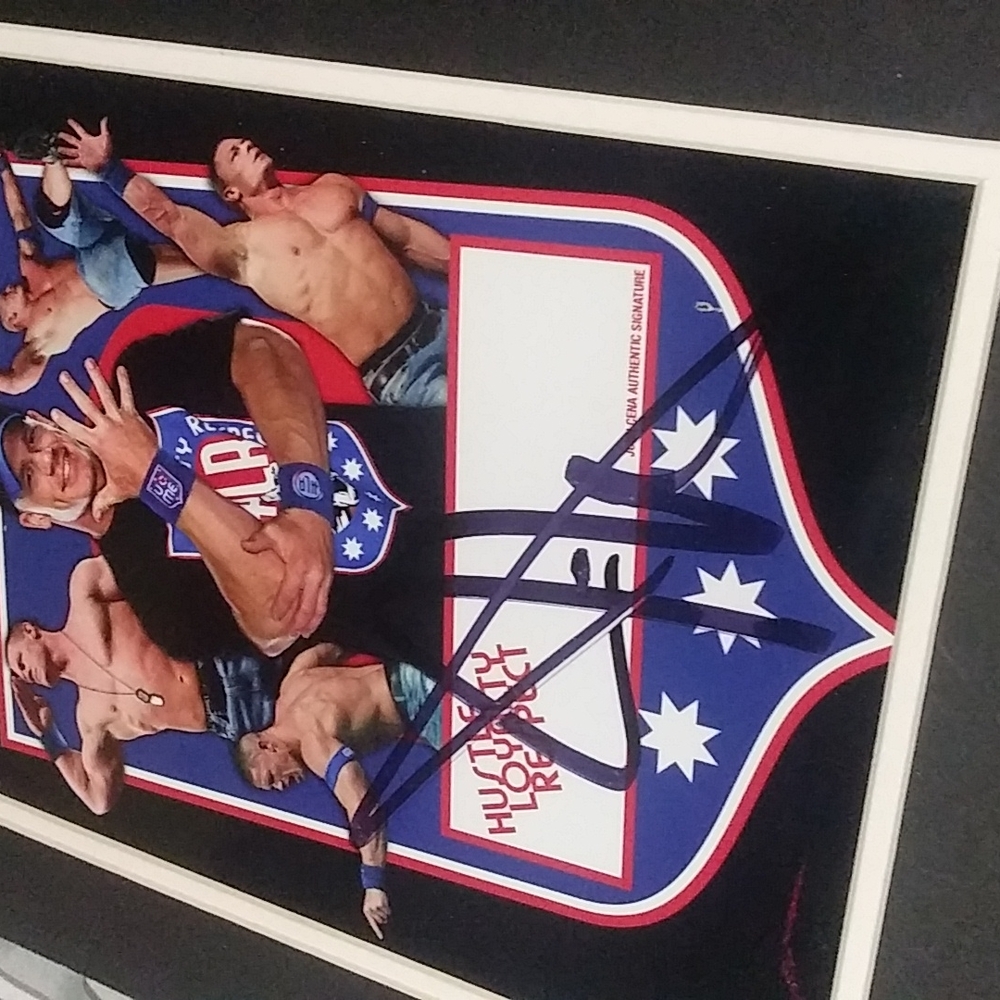 John Cena Autographed Picture - Picture 2 of 3